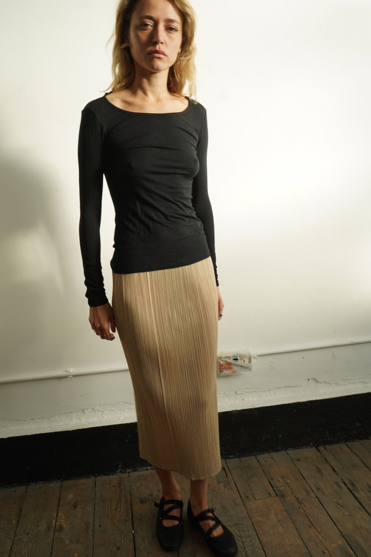 Issey Miyake Pleated Skirt