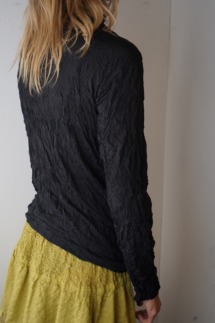 Issey Miyake Crinkled Blouse