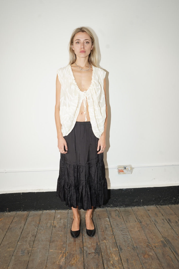 Issey Miyake Open Blouse