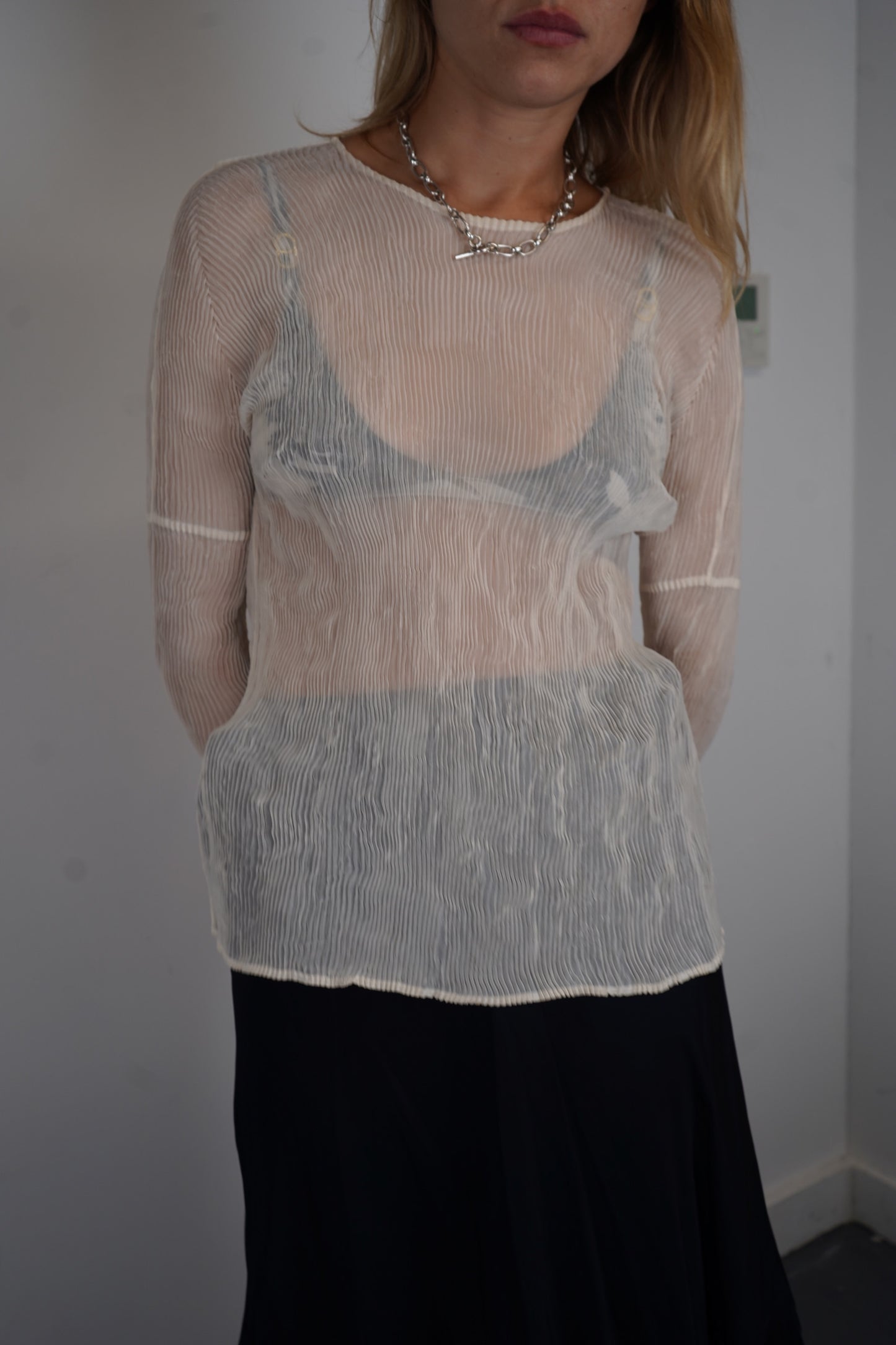 Issey Miyake Long Sleeved Top