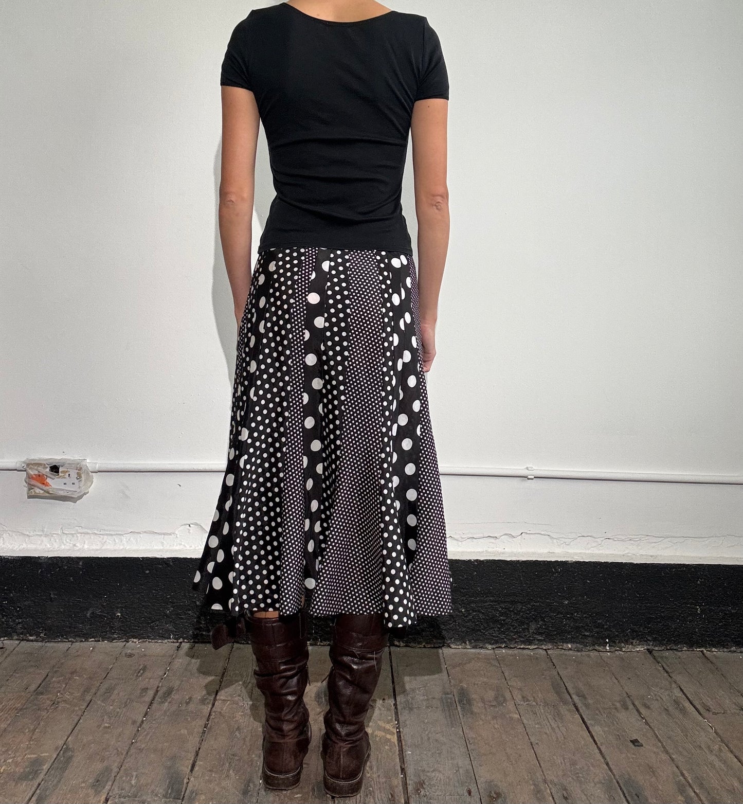 Comme Des Garçons polka skirt
