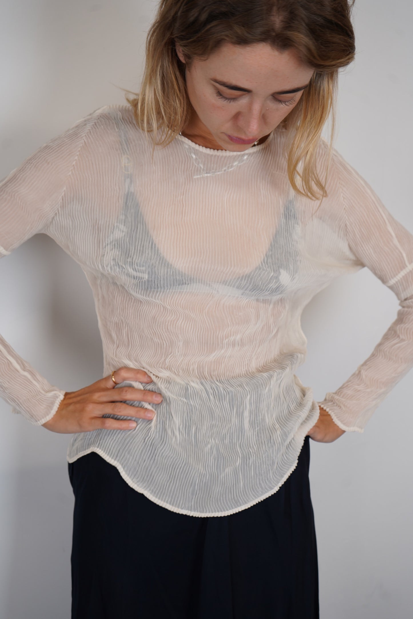 Issey Miyake Long Sleeved Top