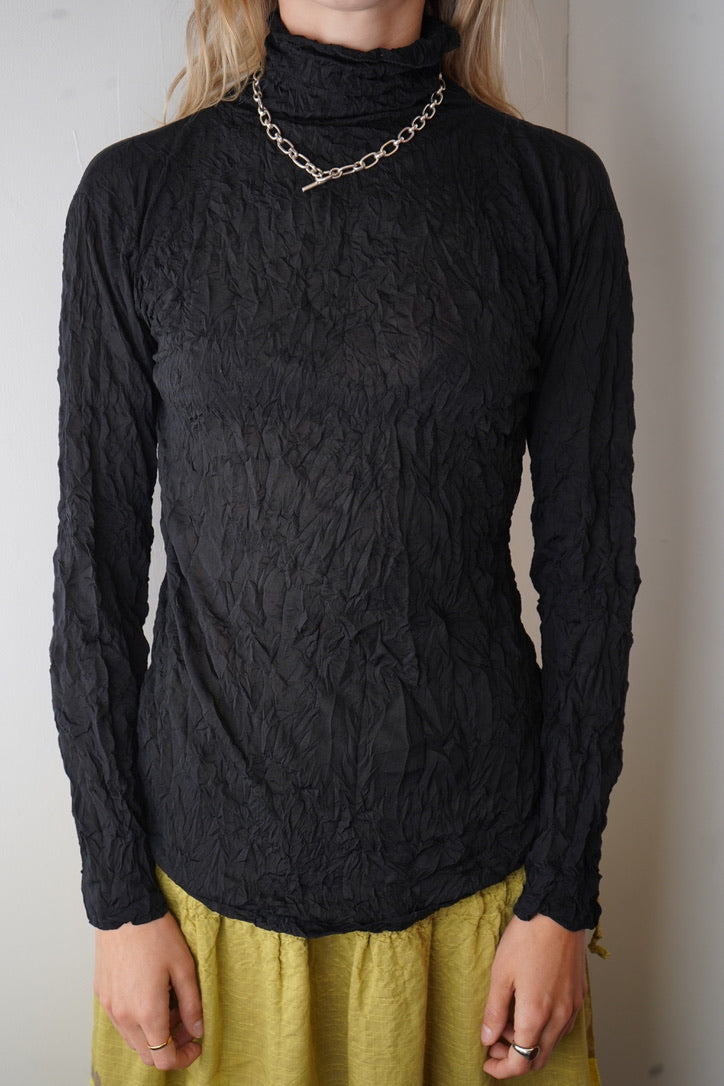 Issey Miyake Crinkled Blouse
