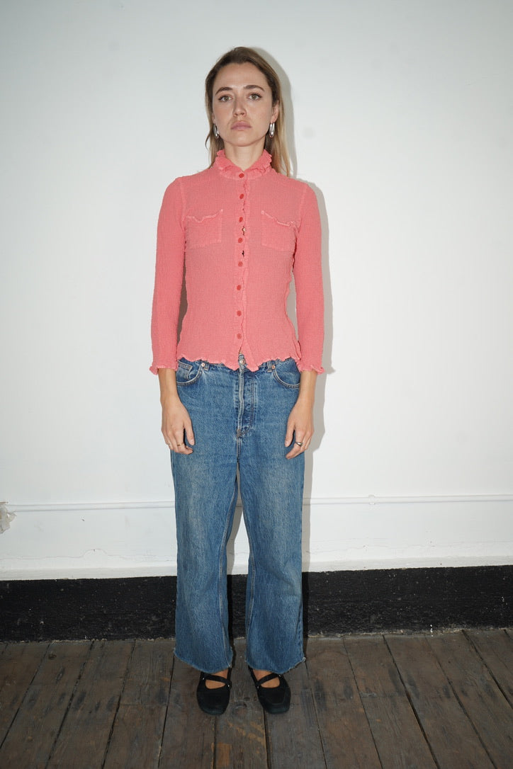 Issey Miyake Button Up Blouse