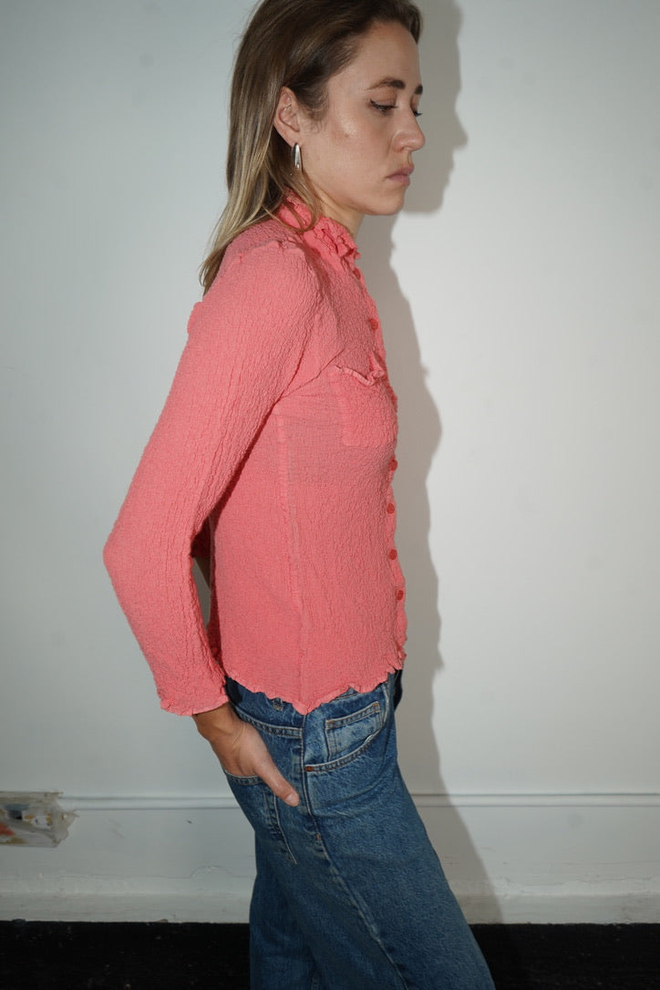 Issey Miyake Button Up Blouse