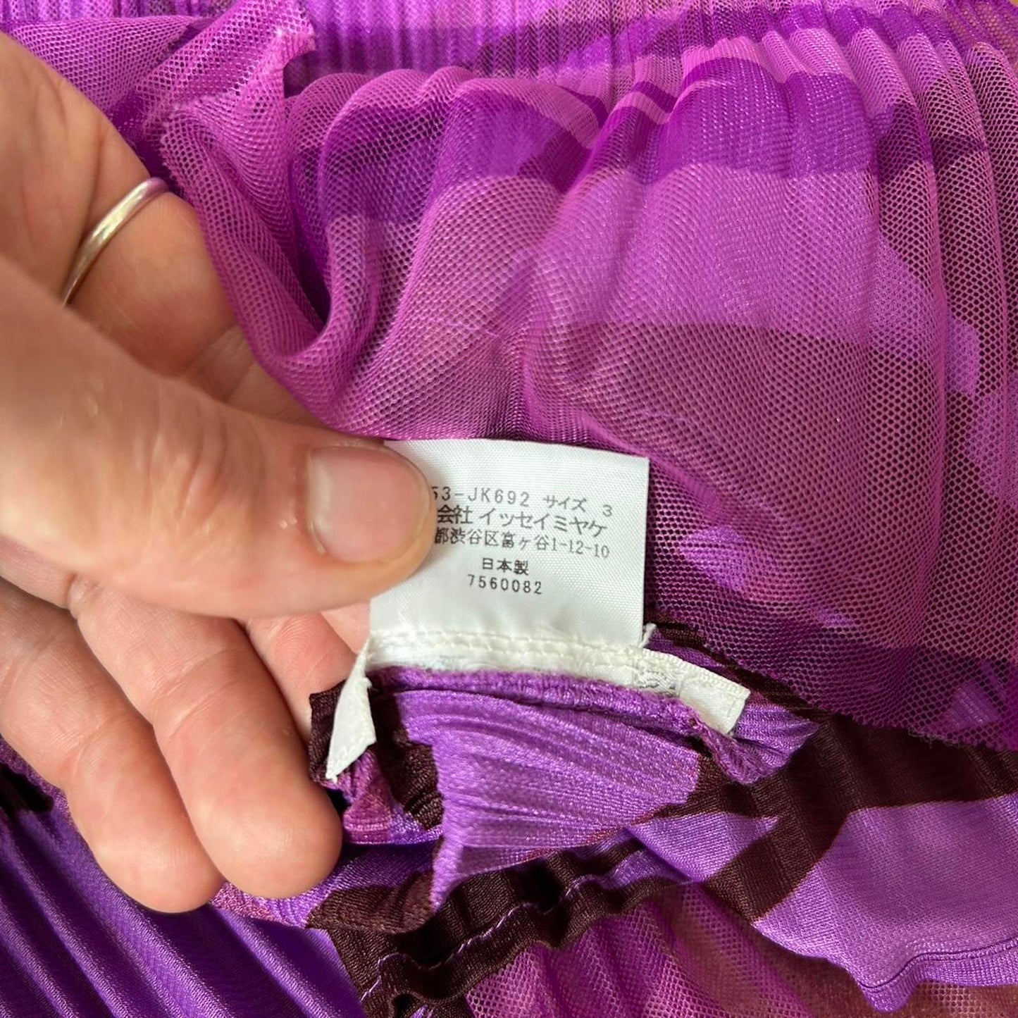 Issey Miyake Pleats Please top