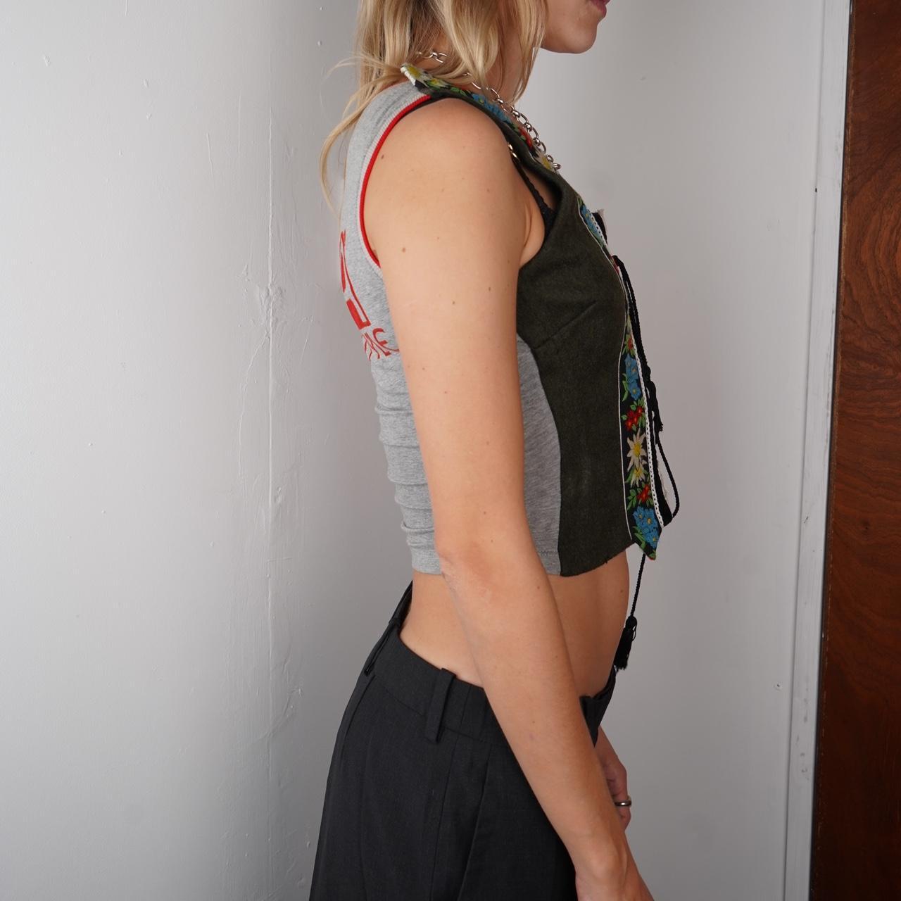 Vintage dolce and Gabbana floral corset top