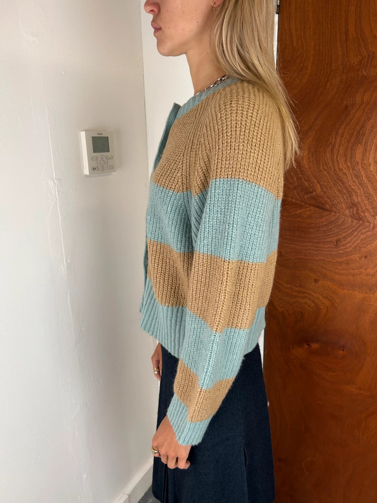 Ymc Striped Cardigan