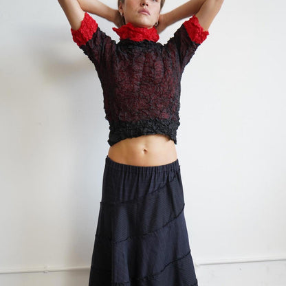 Issey Miyake Me crinkle t-shirt