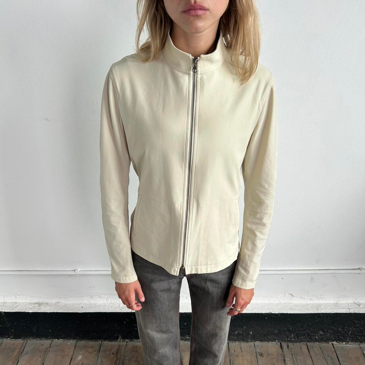 Issey Miyake Fete zip up jacket