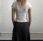 Issey Miyake crinkled blouse