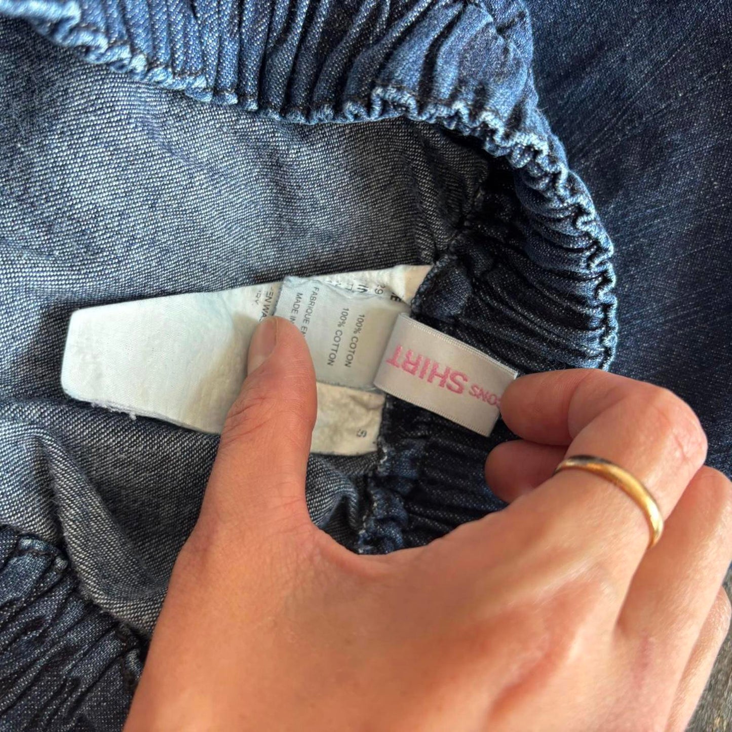 Comme Des Garçons Shirt denim shorts