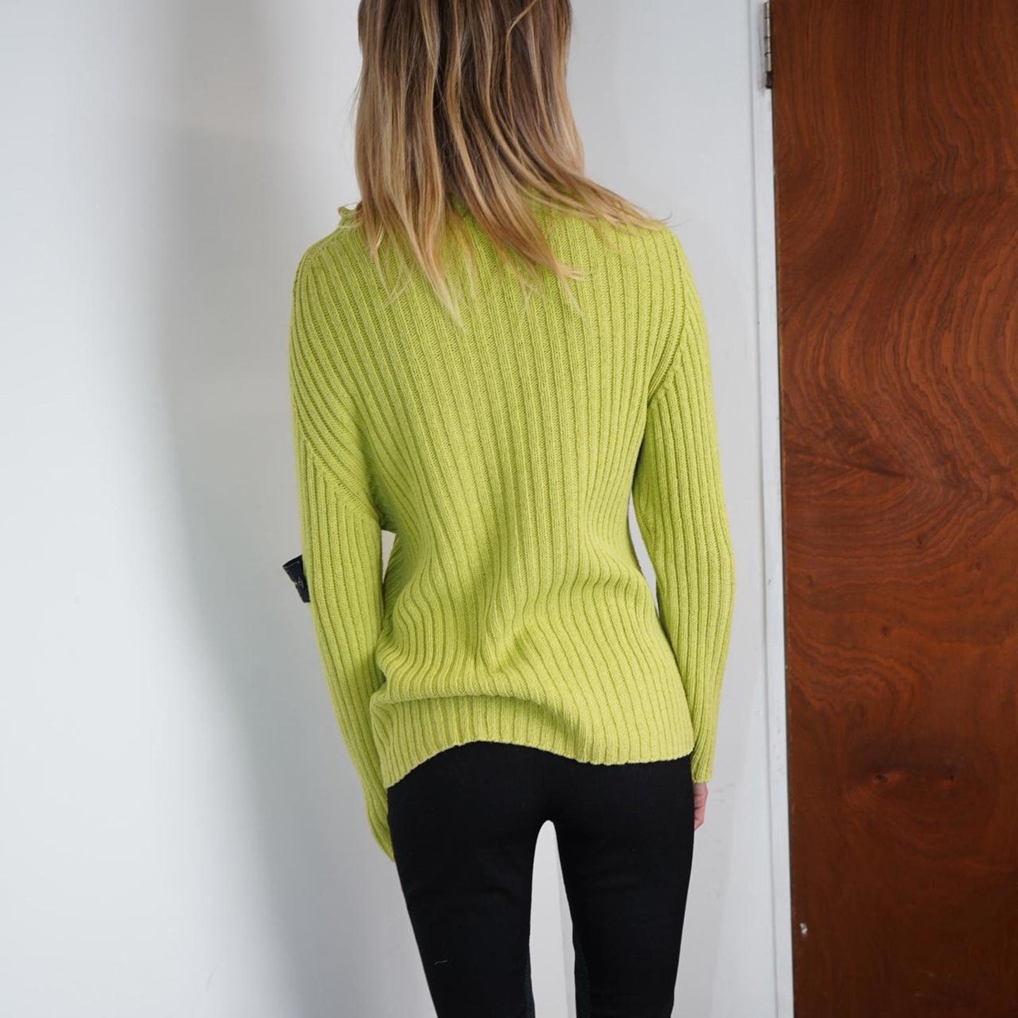 2001SS Vintage Stone Island knitted crewneck jumper
