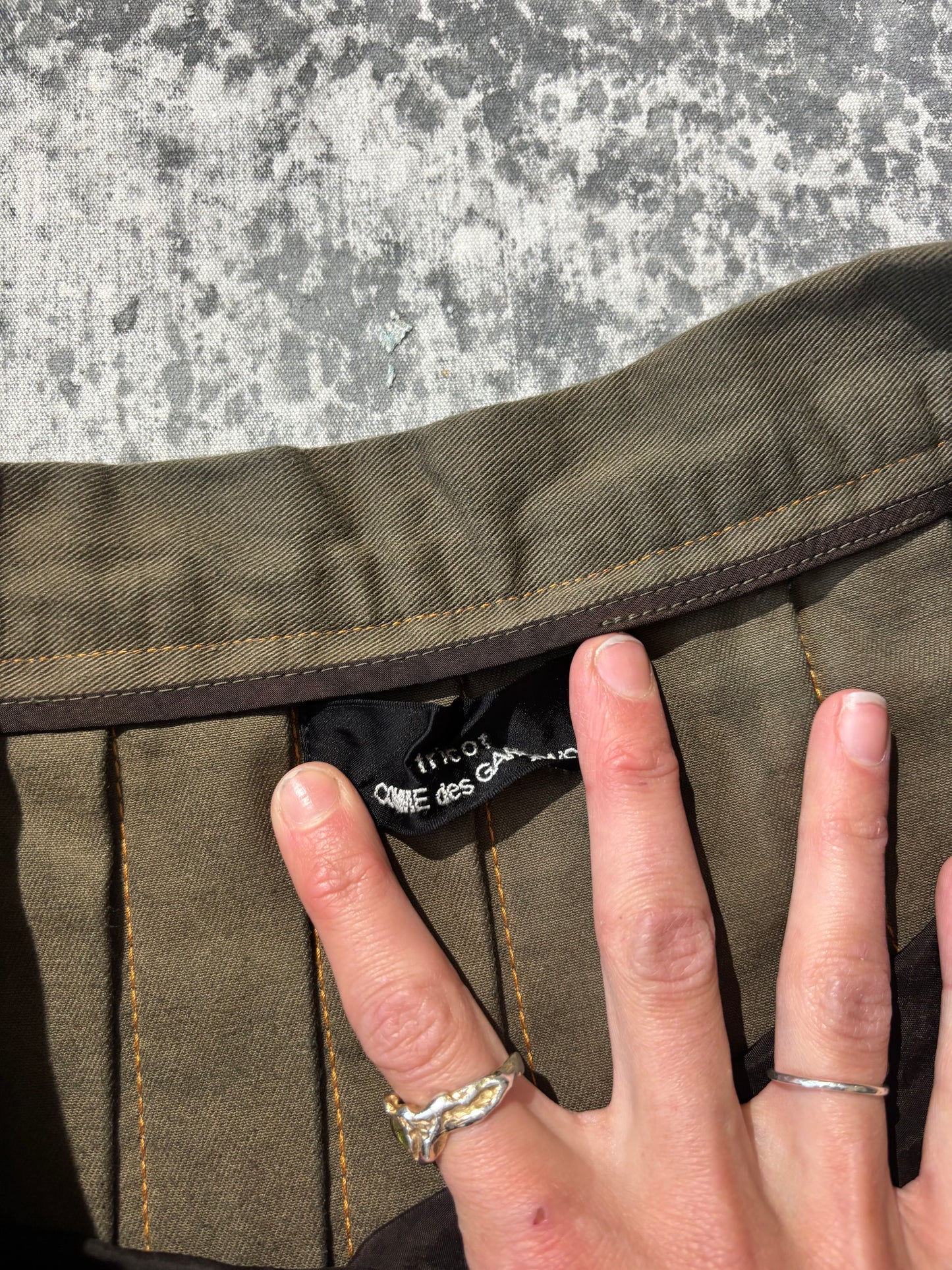 Comme Des Garçons skirt