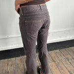 AD2004 Comme Des Garçons Man line trousers with knee crinkle details