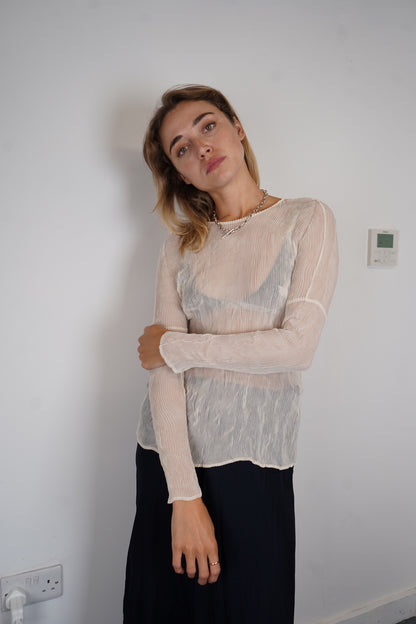 Issey Miyake Long Sleeved Top