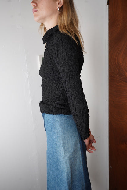 Issey Miyake Crinkled Blouse