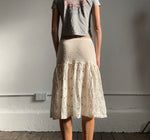 Issey Miyake crinkled skirt