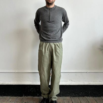 Vintage Issey Miyake Men quarter zip jumper 100% alpaca
