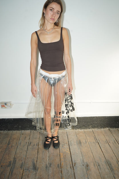Comme Des Garçons PVC Skirt