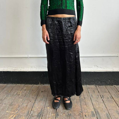 Black Comme des Garcons maxi skirt