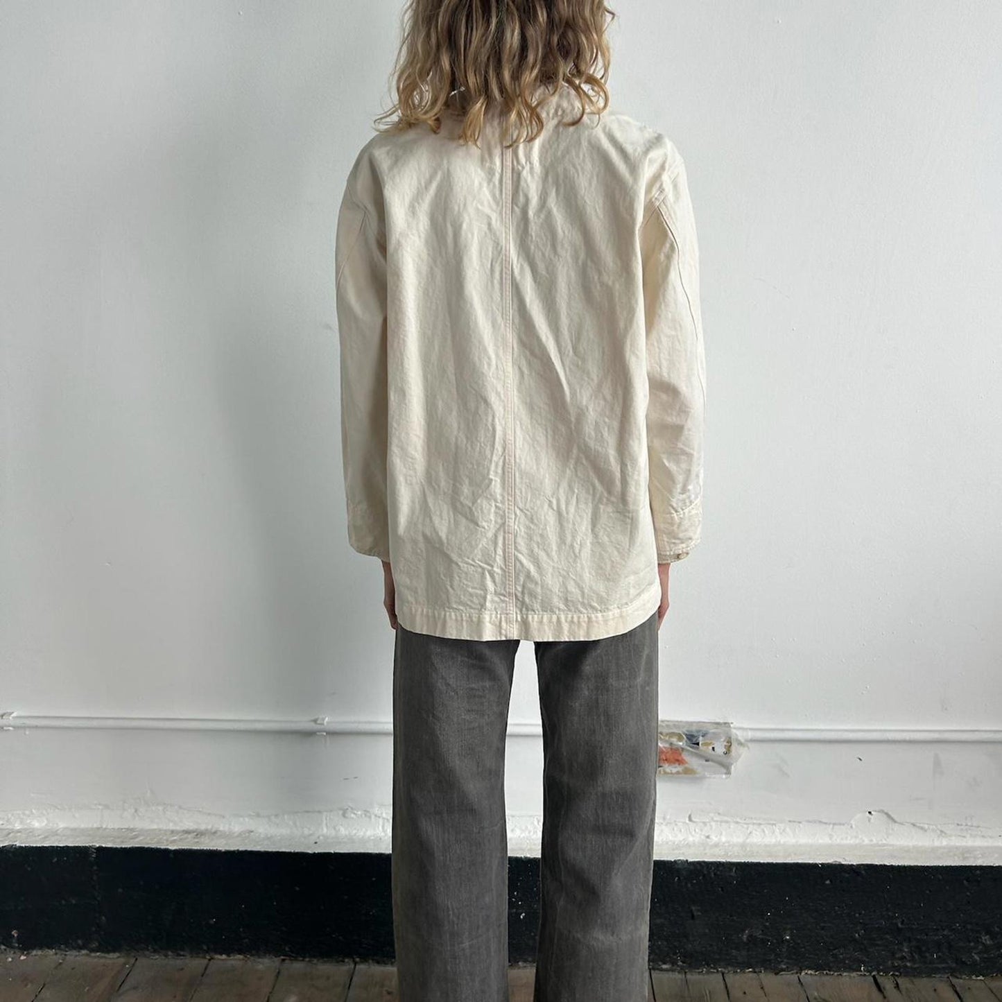 Margaret Howell cream blazer jacket