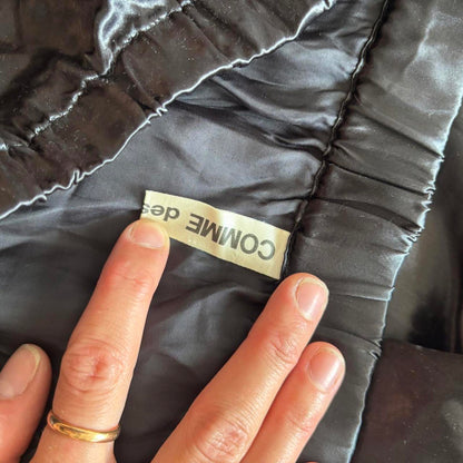 Black Comme des Garcons maxi skirt