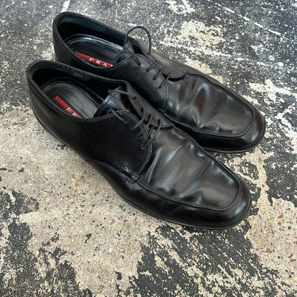 1990s Prada wedge boots