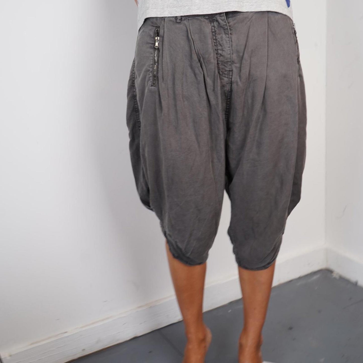 Cop Copine low crop Capri trousers