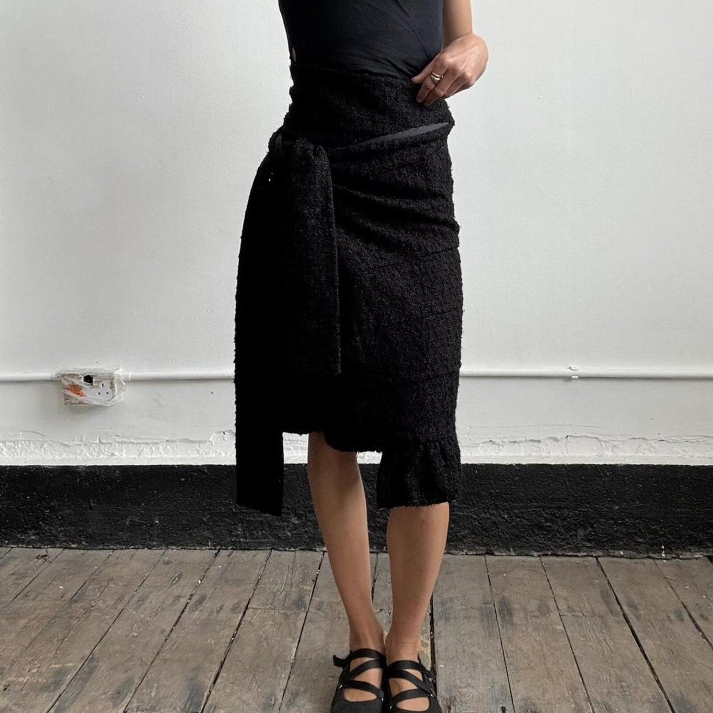 Comme Des Garçons Tricot Wool Skirt