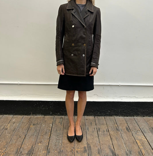 Marithe Francois Girbaud leather jacket