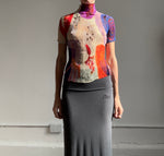 Issey Miyake crinkled top