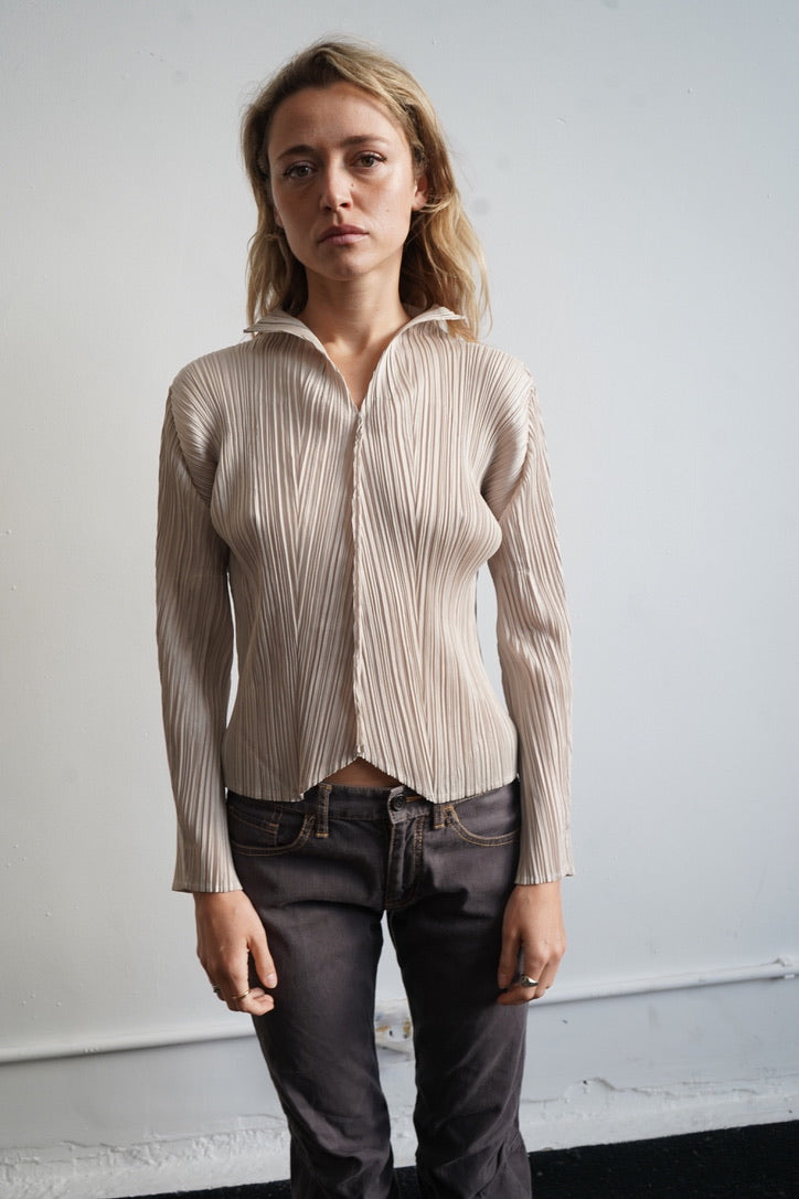 Issey Miyake Pleated Top