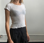 Issey Miyake crinkled blouse