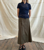 Issey Miyake crinkled blouse