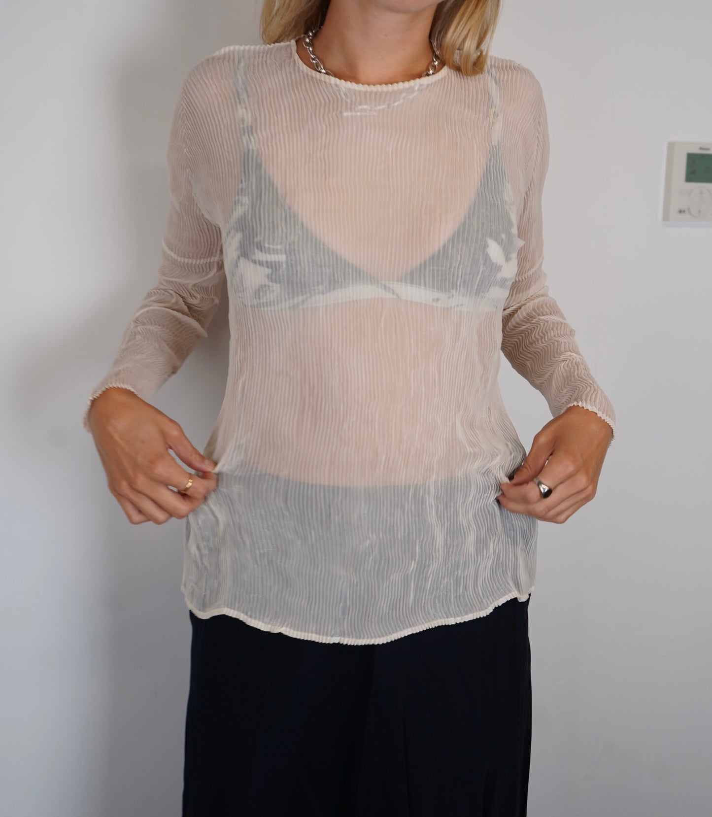 Issey Miyake Long Sleeved Top