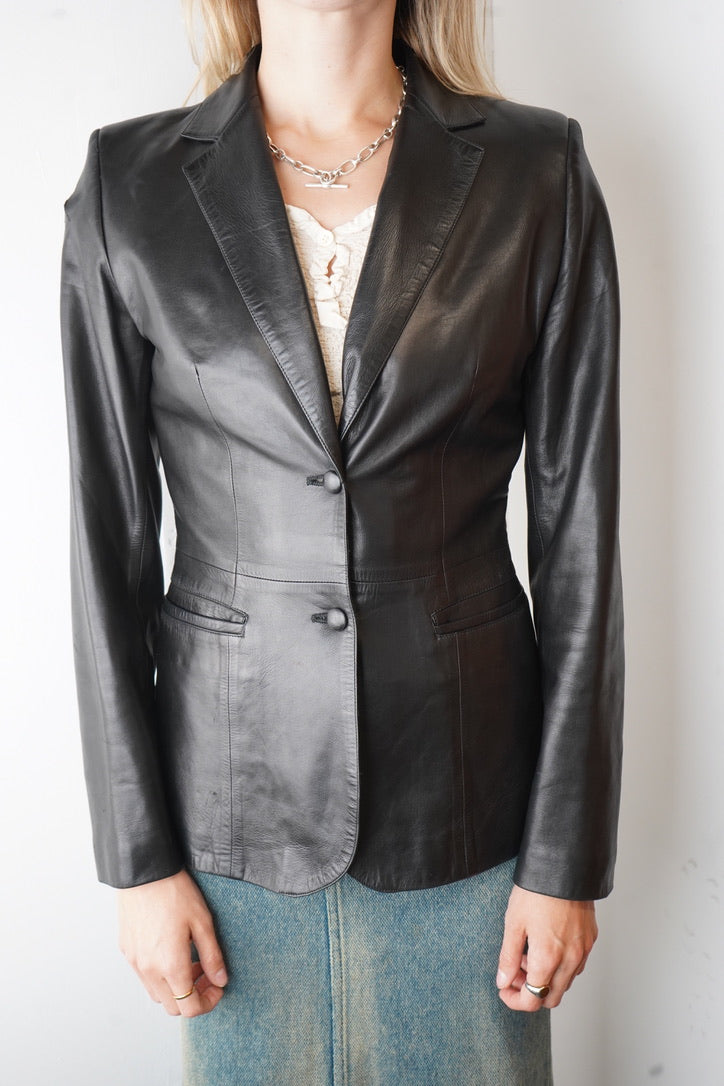 Prada leather jacket