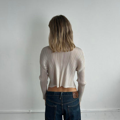 Issey Miyake Pleats Please cardigan