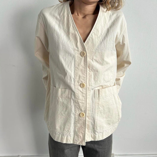 Margaret Howell cream blazer jacket