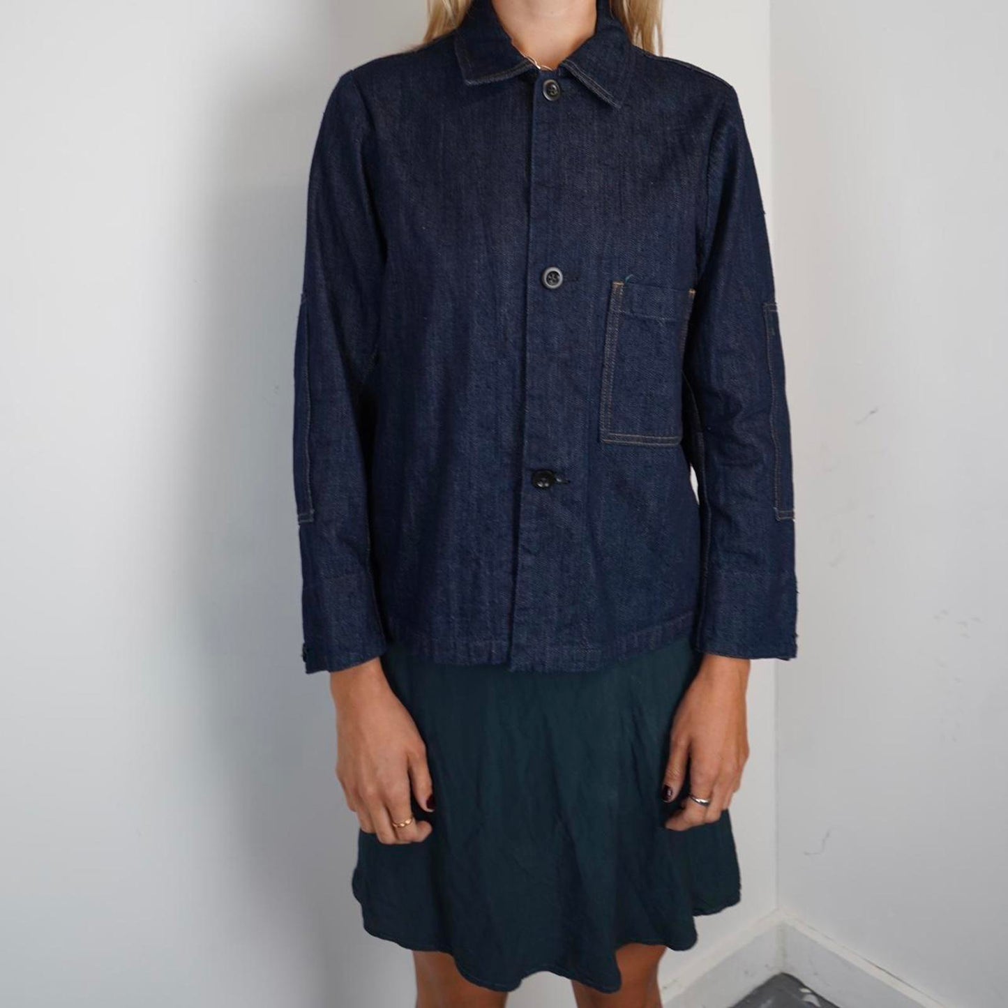 Margaret Howell denim worker style jacket