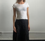 Issey Miyake crinkled blouse