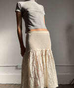 Issey Miyake crinkled skirt