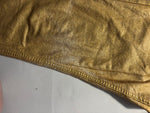 Comme Des Garçons gold trousers