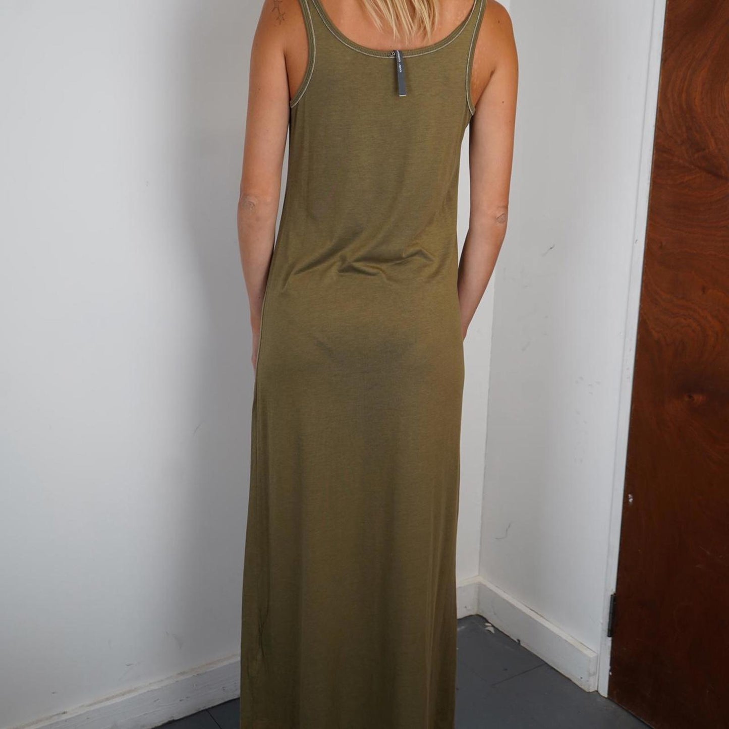 Khaki Cop Copine long dress