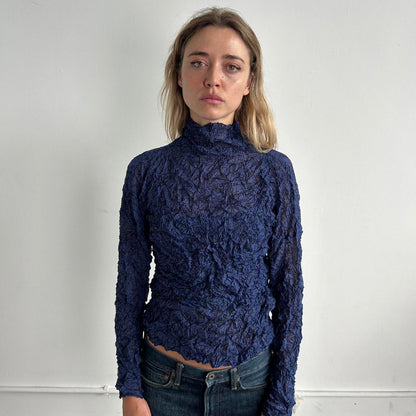 Issey Miyake Pleats Please Crinkle Top
