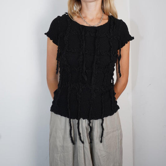 Issey Miyake frilly T-Shirt