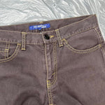 AD2004 Comme Des Garçons Man line trousers with knee crinkle details