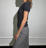 Issey Miyake crinkled top