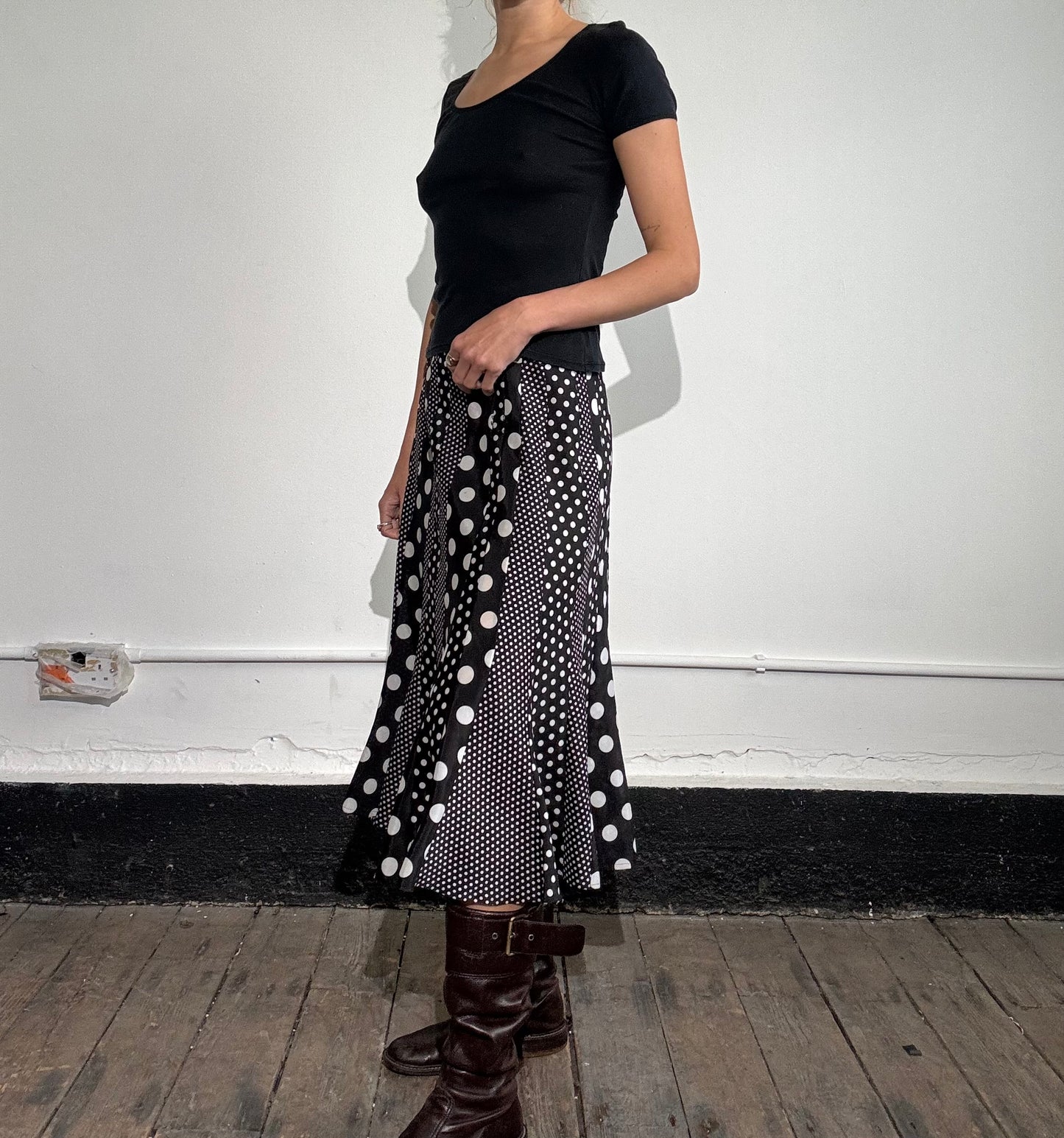 Comme Des Garçons polka skirt