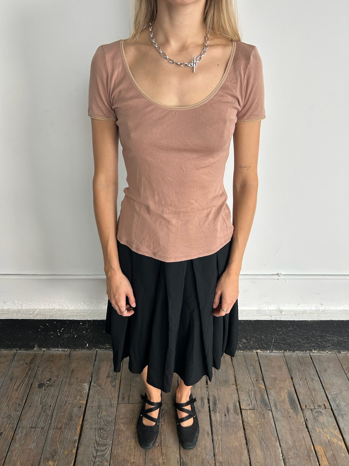 Comme Des Garçons pleated skirt
